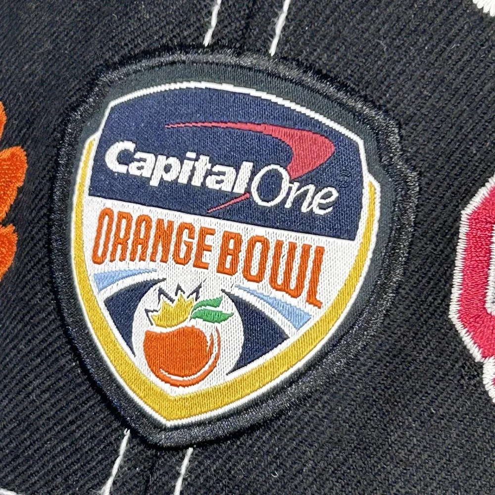 2015 Capital One Orange Bowl Hat Clemson Tigers Oklahoma Sooners Top Of World